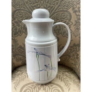 Vintage‎ Phoenix Thermos - Painted Floral Pattern.  So Cute!